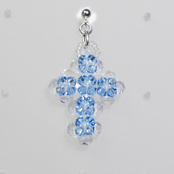Pierces - Silver brass - Earrings Karen - Pierces - Silver brass - Laiton argenté